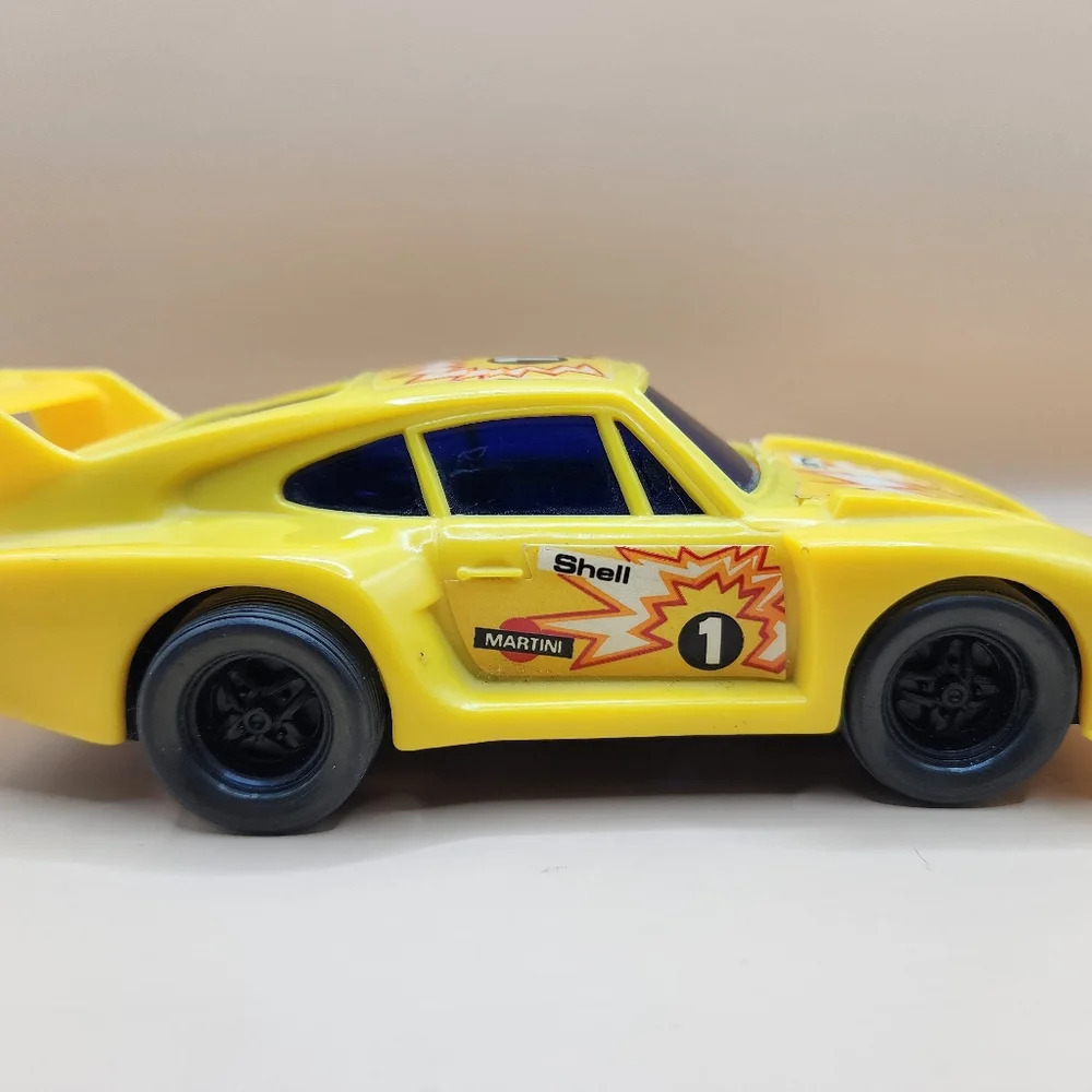 Vtg Blue Box 1985 Porsche 939 Battery Operated Car Plastic - Picture 4 of 9